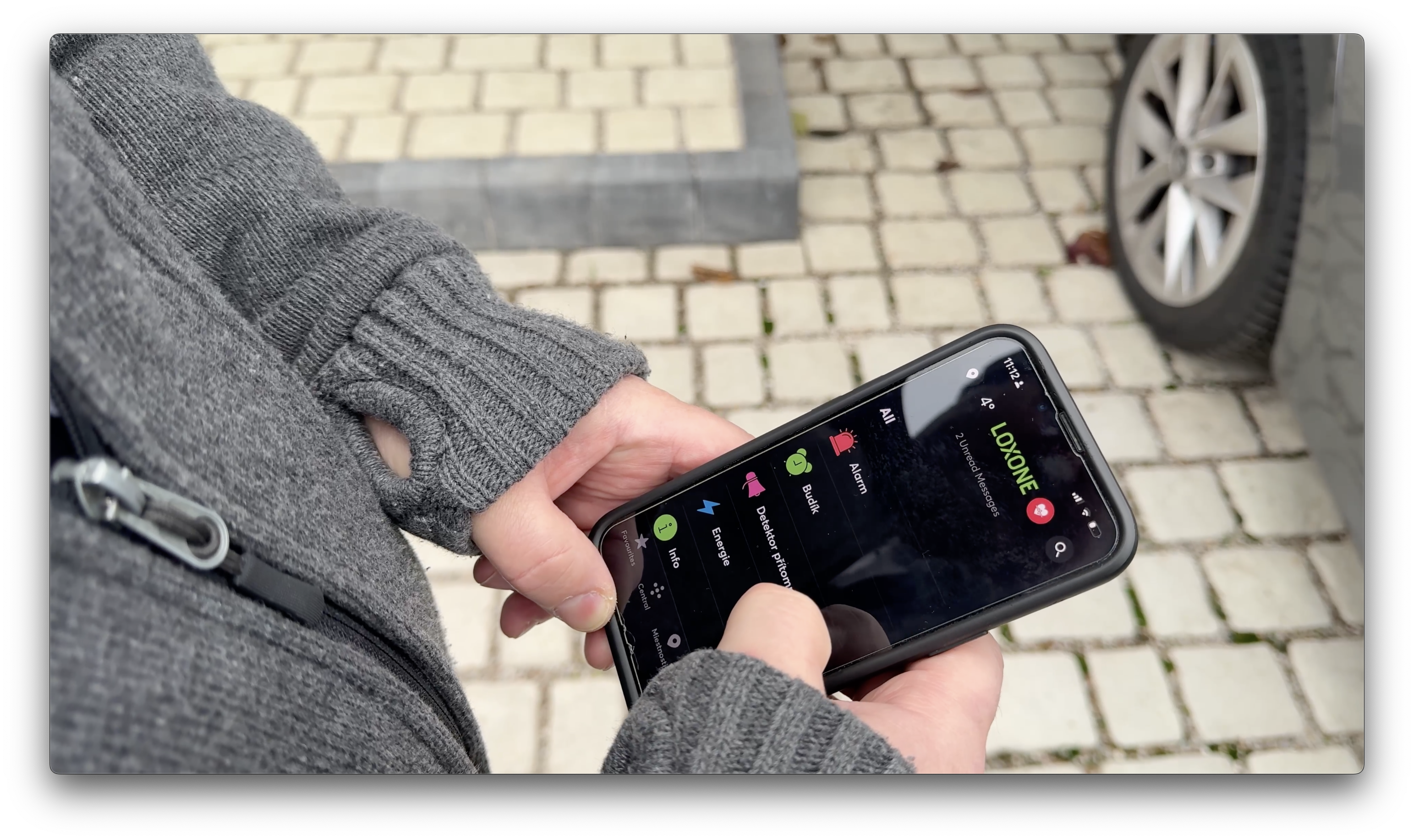 Ovládanie domu cez aplikáciu Loxone